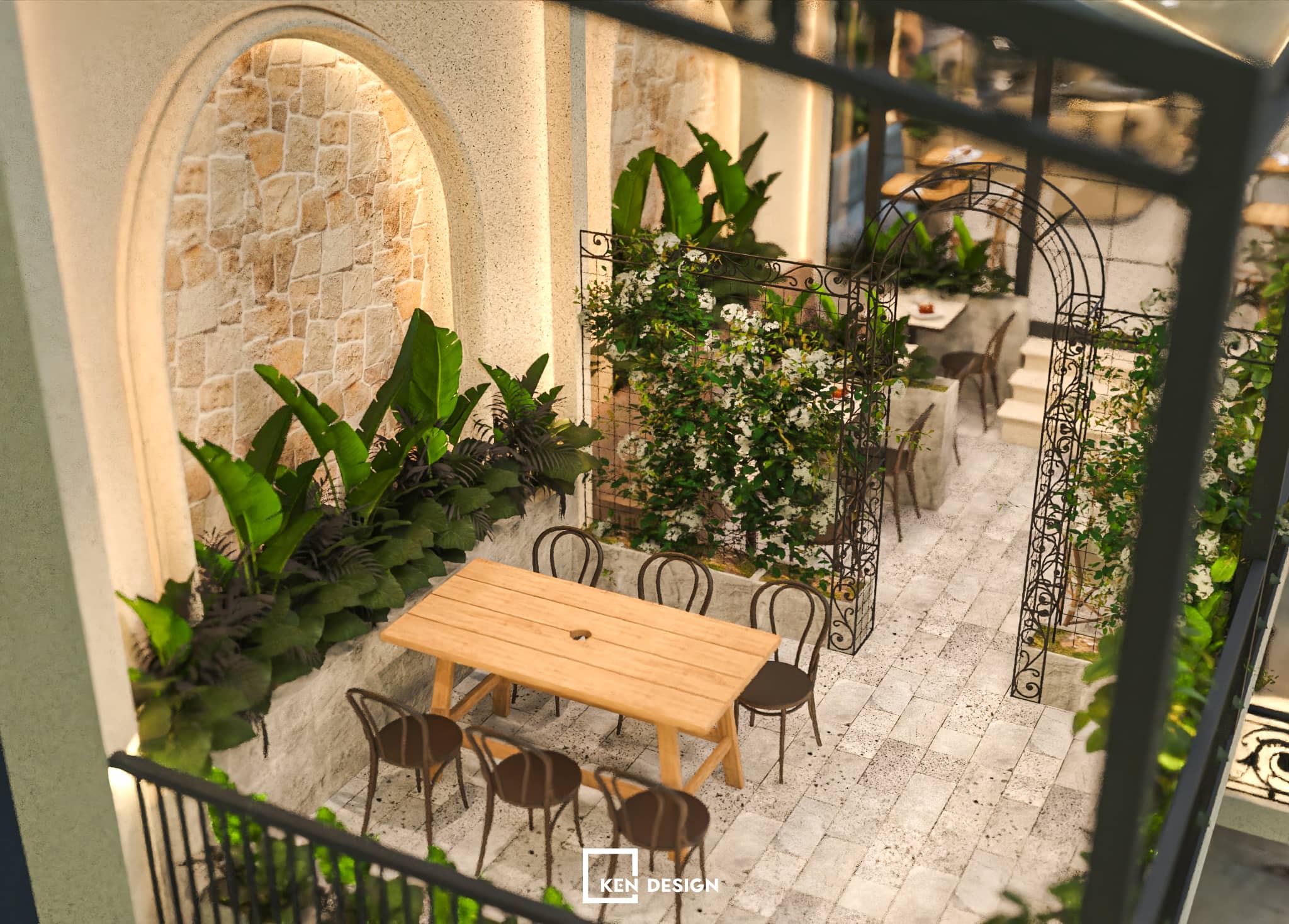 Thiết kế quán Tày Cafe tại Cao Bằng